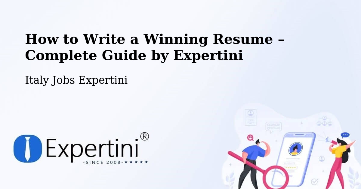Resume Writing Guide for Job Seekers – Moasca - Moasca, Italy Jobs Expertini